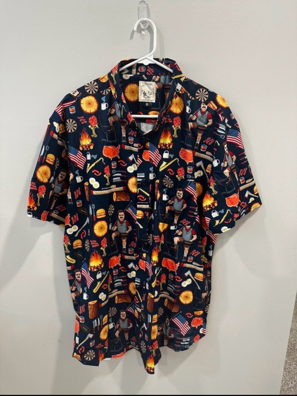 RSVLT Parks & Rec Short Sleeve Button Down